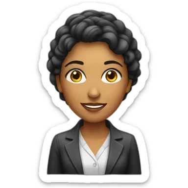 brazilian woman copywriter young sticker