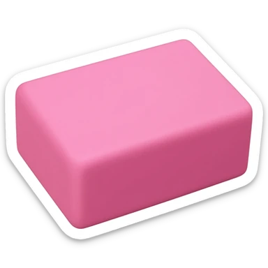 pink yoga block sticker