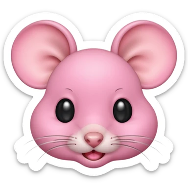 Un ratón cute volteando los ojos 🙄 como ese emoji SOLO LOS OJOS sticker