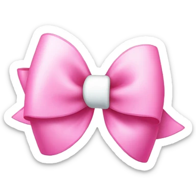 pink hello kitty bow  sticker