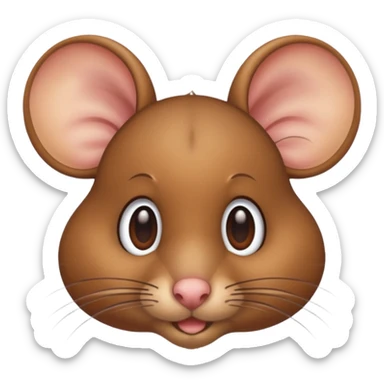 🙄 pero que el ratón tenga los ojos o sea que su iris vea para arriba  sticker