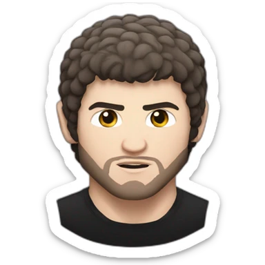 khabib nurmagomedov boxing  sticker