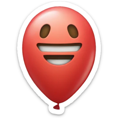 floating balloon in the shape of 13 sticker