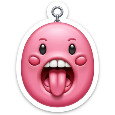 tongue swinging  sticker