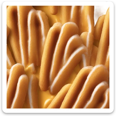 churros with caramel sticker