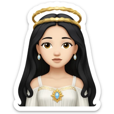 Rosalia (the singer) virgin. (Use lux album cover as reference) sticker