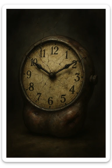 a beaten hour sticker