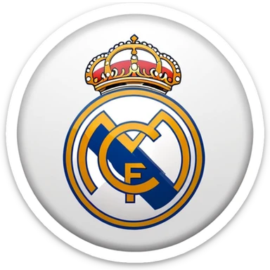 Real Madrid club logo emoji style sticker