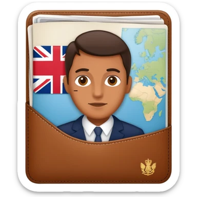 Escaping the country England sticker