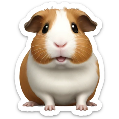 Guineapig very cute but realistic sticker