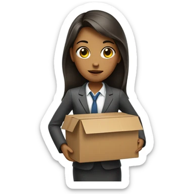 Girl who got fired from job sticker