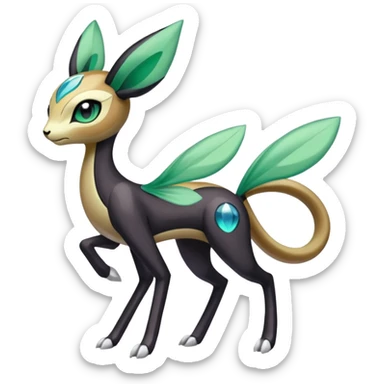 Meloetta-Inteleon-Gabite-Pokémon-Fakémon-fusion-hybrid-creature sticker