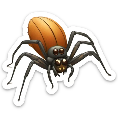 A spider combined with a cricket sticker