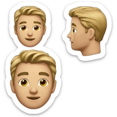 Very handsome sticker