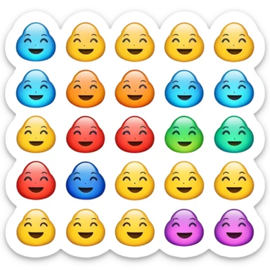 Curves emojis sticker