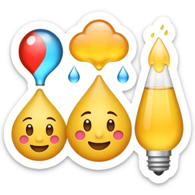 Emoji de anuncios publicitarios: megáfono con destellos y símbolos de atención, estilo emoji moderno y minimalista, colores llamativos, líneas limpias, sensación de marketing y promoción, fondo transparente. sticker