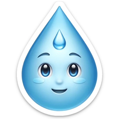 Testing water ads sticker