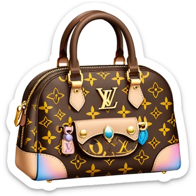 Louis Vuitton purse sticker