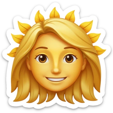 Good morning happy sunshine sticker