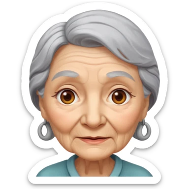 Old lady sticker