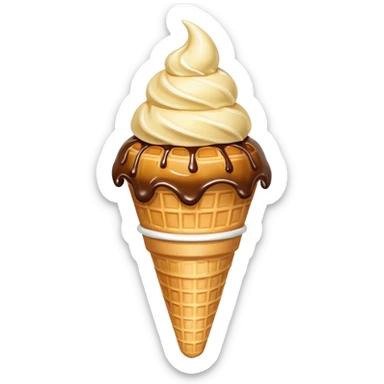 ice cream cone sticker