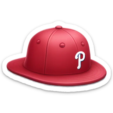 Philadelphia Phillies hat sticker