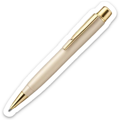 Light light beige pen sticker