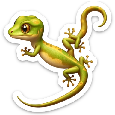 cinematic-gecko-realistic-full-body-climbing-emoji,-tiny-agile-frame-sticking-to-a-glass-surface-with-specialized-toes,-smooth-speckled-skin-in-rich-earthy-tones,-large-glistening-eyes-wide-and-watchful,-delicate-curved-tail-balancing-its-body,-tiny-mouth-hinting-at-an-adorable-smirk,-simplified-yet-realistic-focused-features,-highly-detailed,-glowing-with-a-subtle-warm-luminance sticker