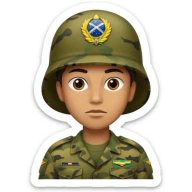 Soldado do Exército Brasileiro sticker