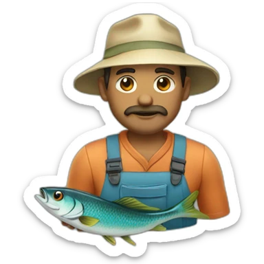 pescador sticker