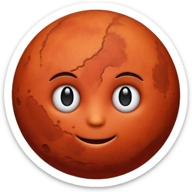 Mars emoj sticker