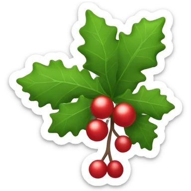 Mistletoe sticker