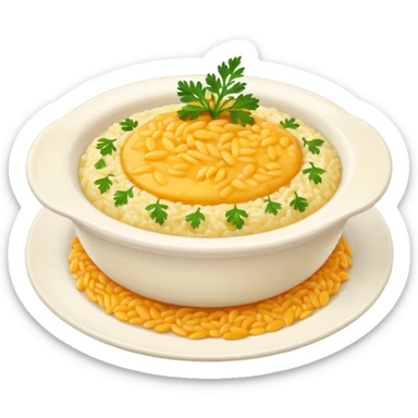 Saffron risotto Milanese style sticker