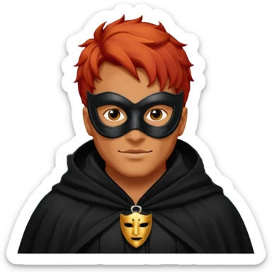 venice guy bauta red hair sticker