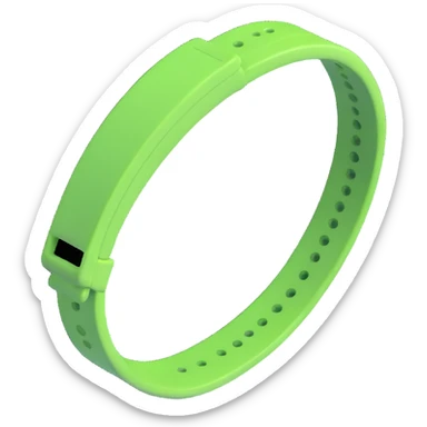 green bracelet sticker