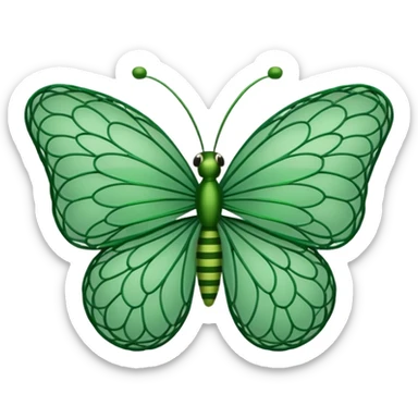 butterfly net sticker