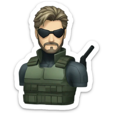 metal-gear-solid-snake sticker