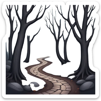 Gloomy-dusky-dull-aesthetic-scenic-scenery-Decoration sticker