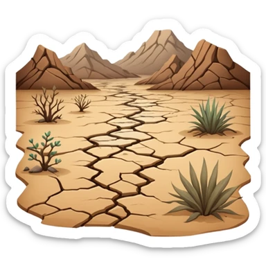 create drought river emojis sticker