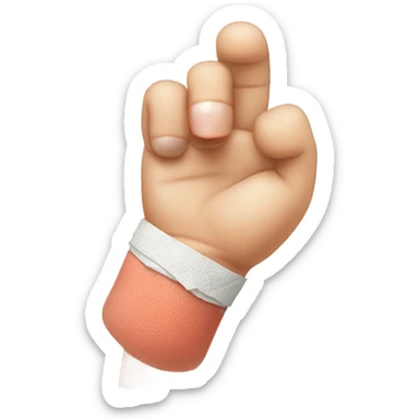 injured thumb sticker