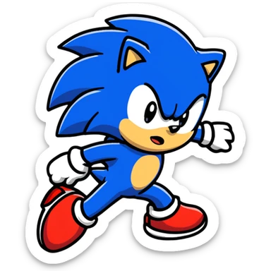 Sonic the Hedgehog sticker