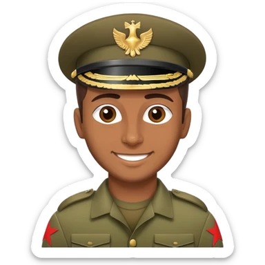 soldat, syrisch, nett sticker