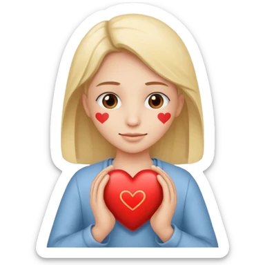 FLOORK DANDO UN CORAZÓN Y DICIENDO DURMETE O TE CONQUISTO sticker