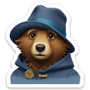 Christmas Paddington sticker