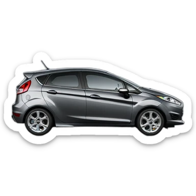 Ford fiesta dark gret sticker