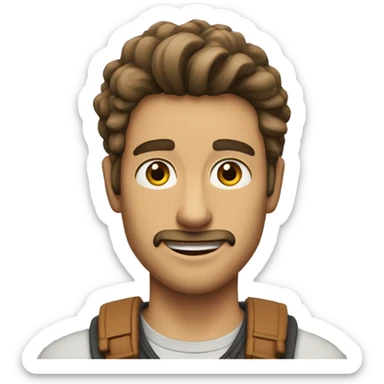 a guy name flint lockwood sticker