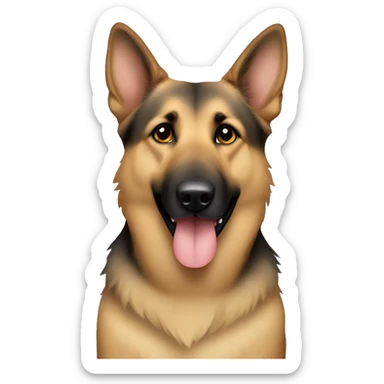 German Shepard chow mix sticker
