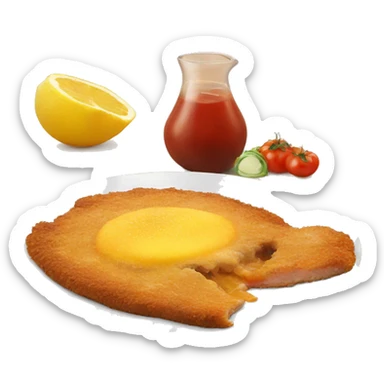 milanesa con pure sticker