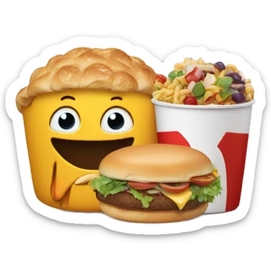 netflix and food sticker
