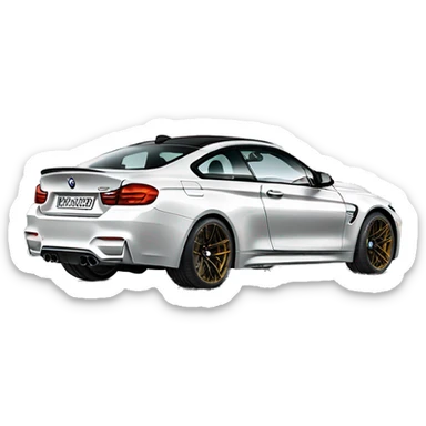 BMW m4 competition sticker